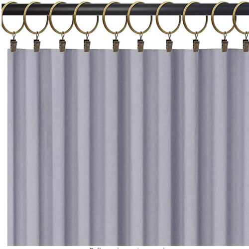 1 1/4" Metal Rings With Clips