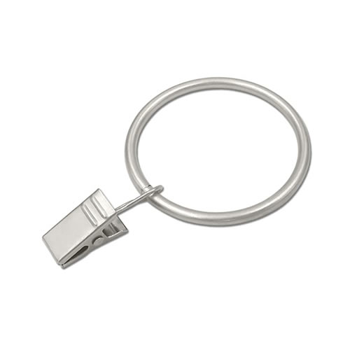 1 1/4" Metal Rings With Clips