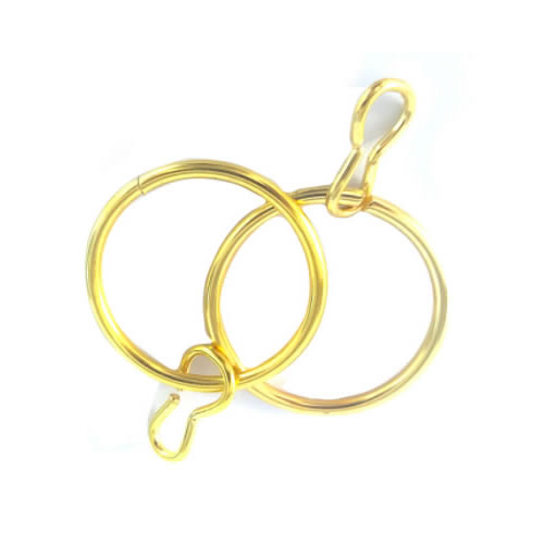 Imitation Gold 1 3/8" Curtain Rings