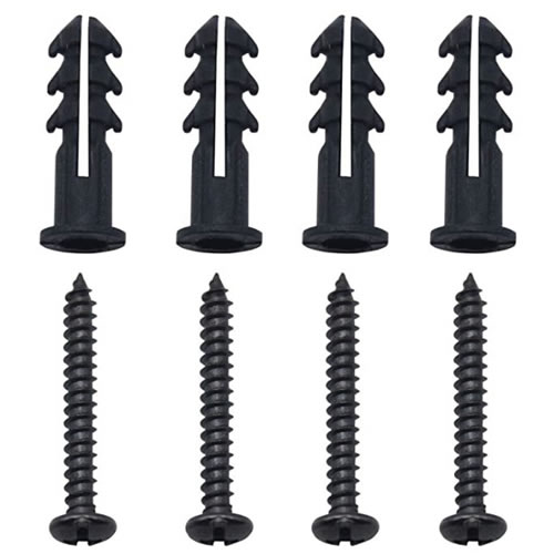 4.5" Inch Brown Metal Decorative Curtain Holdbacks With Screws