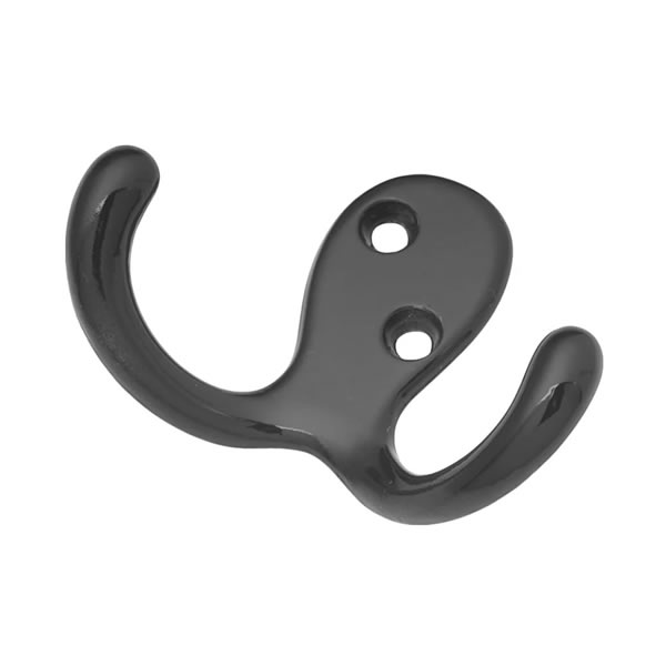 Black Utility Wall Bracket Hook