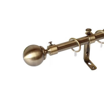 Brass Cone Head Finial For 1 1/2