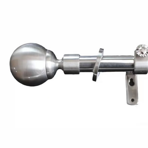 Sliver Round Finial For 1 3/8